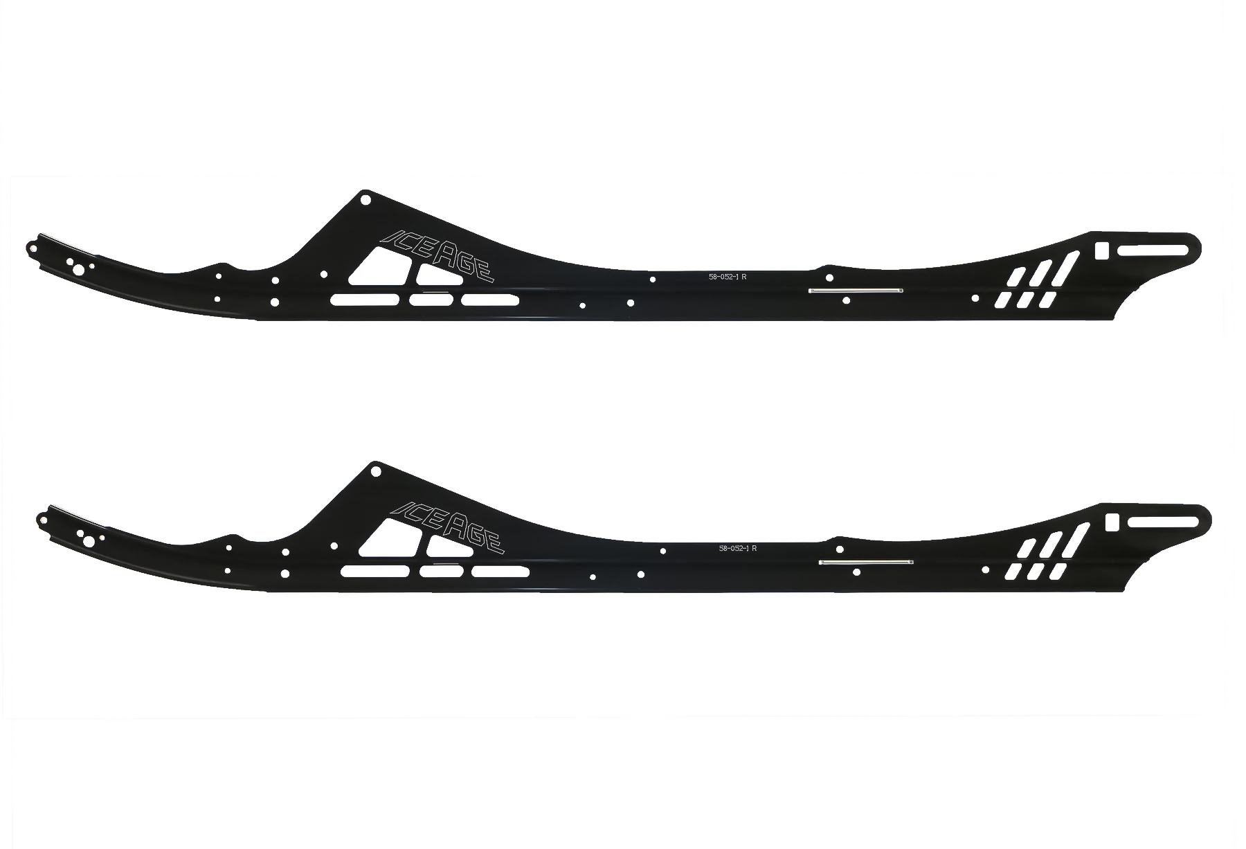 IceAge Bomber Boggieskenor 153" Arctic Cat Ascender M - Svart