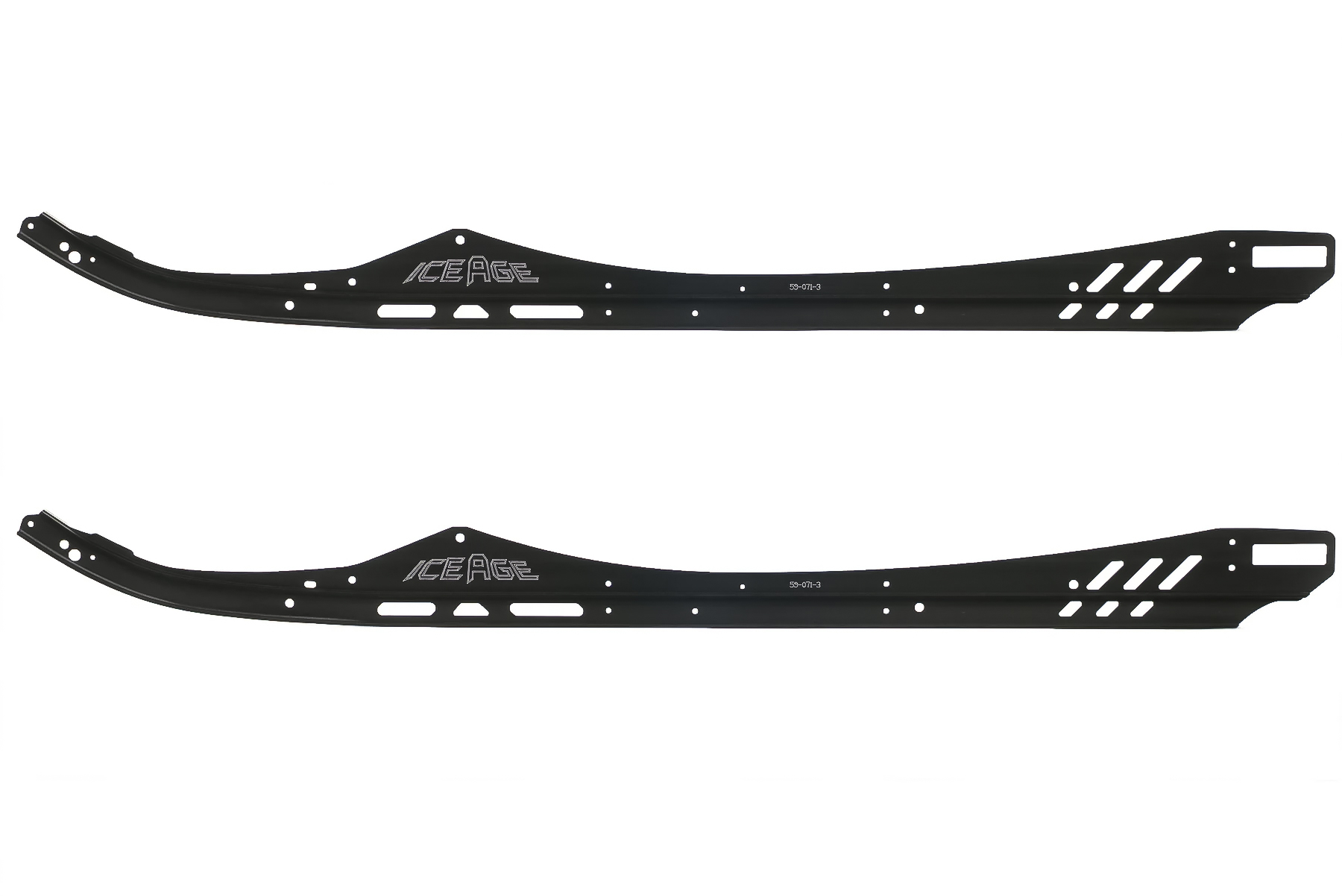 IceAge Bomber Boggieskenor 146" Polaris Axys Khaos - Svart