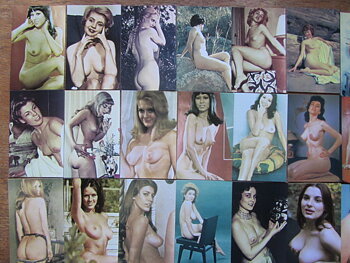 Pinup Vykort 43 st. olika