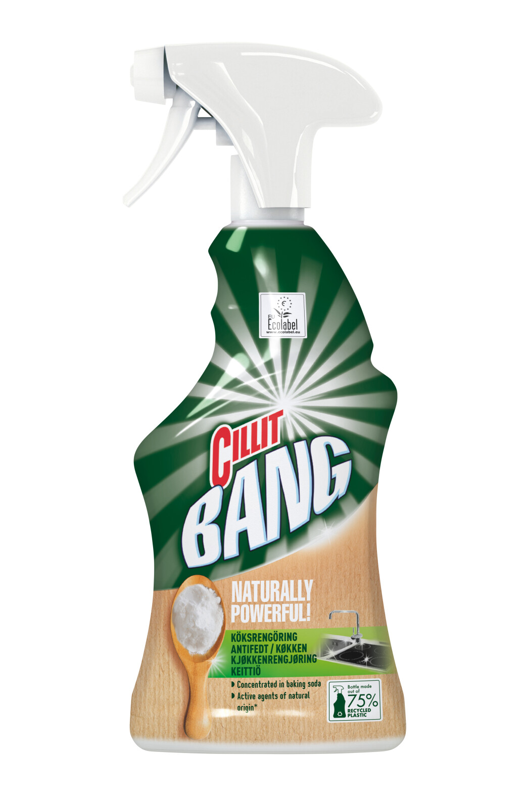Cillit Bang Naturally Powerful Köksrengöring Spray 750 ml