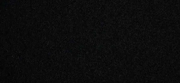 Nålfiltsmatta,  mjuk 3mm, lätt töjbar - svart
