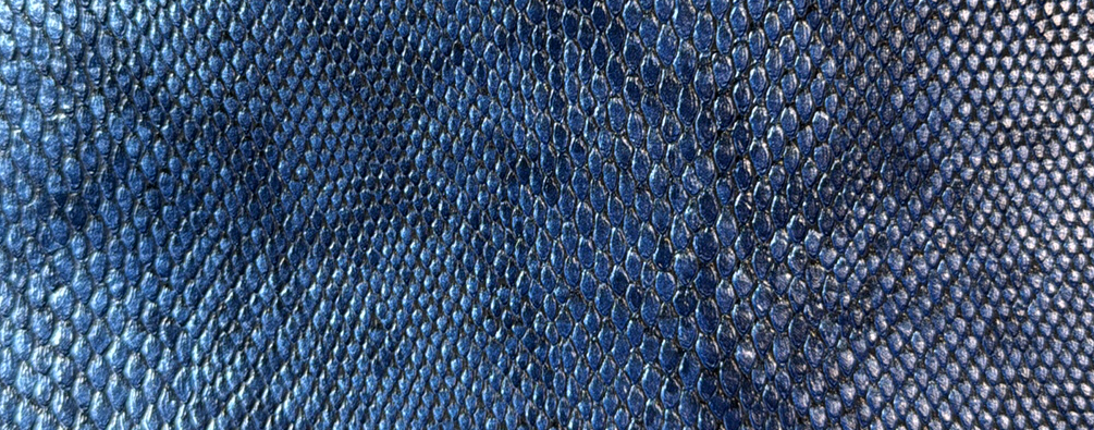Snake blå metallic