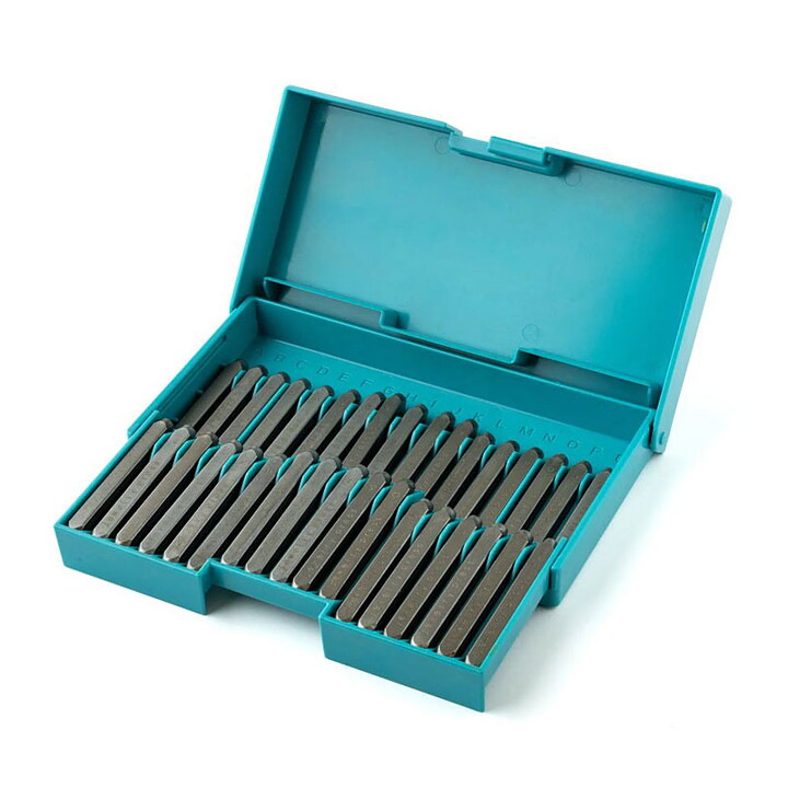 WeRMK Jewelry Press Alphapet Stamps - Serif Lowercase & Symbols