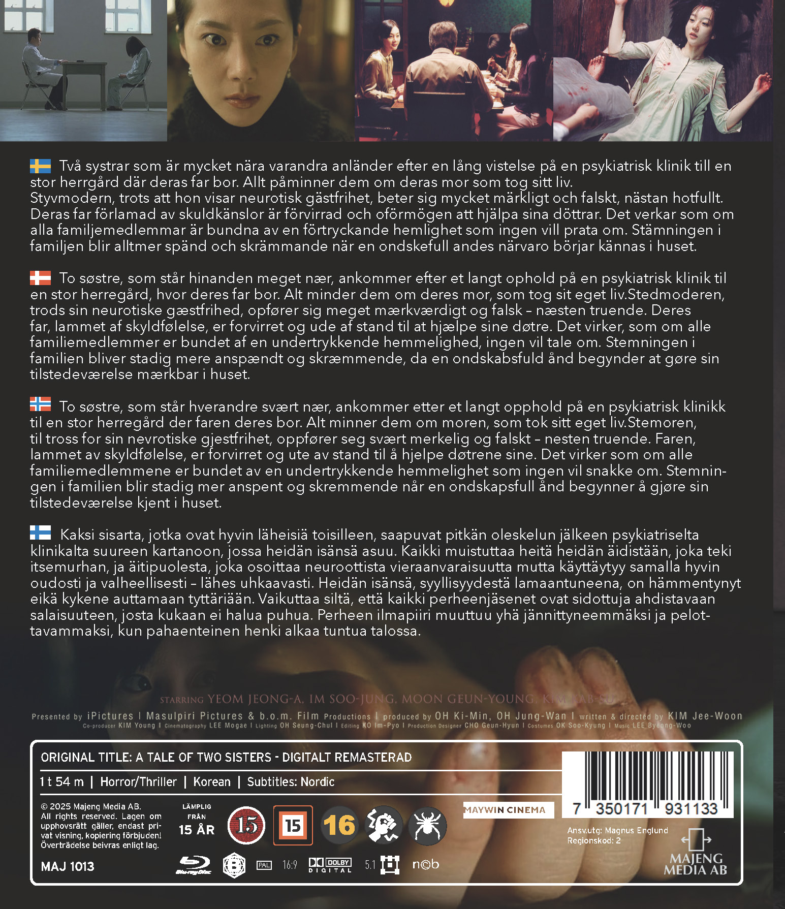 A Tale of Two Sisters BD - DIGITALT REMASTRAD - 2