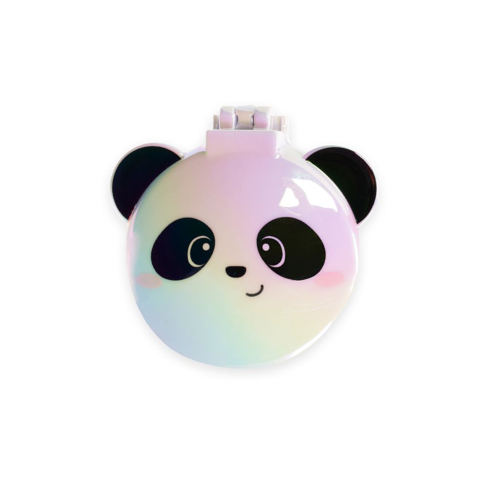 Nice Hair, hårborste med spegel, Panda