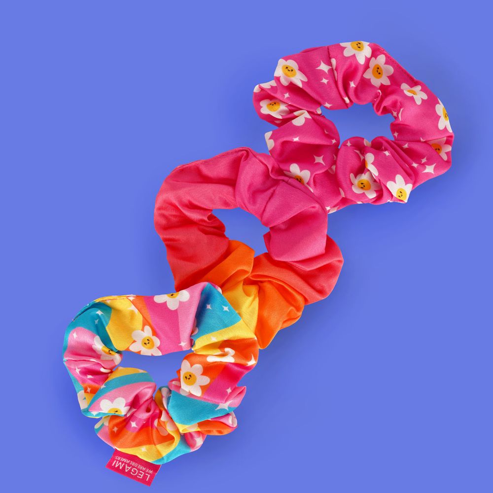 Scrunchies, Hair we are!, sæt med 3 stk. - Daisy - 3