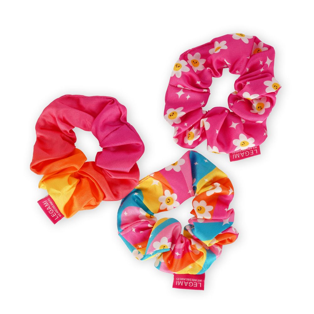 Scrunchies, Hair we are!, sæt med 3 stk. - Daisy - 2