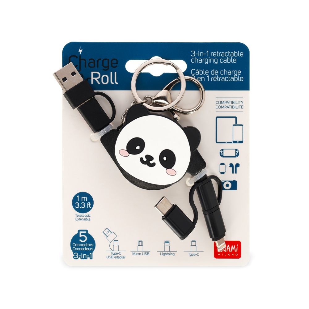 Laddningskabel, utdragbar - Panda - 4