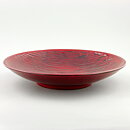マリ・シムルソン  Tokyoシリーズ  赤色の楕円形のボウル  レリーフ装飾  30cm  1952年