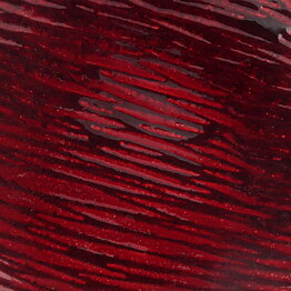 Mari Simmulson (Tokyo 1952) Red Oval Bowl with Relief Decor 30 cm