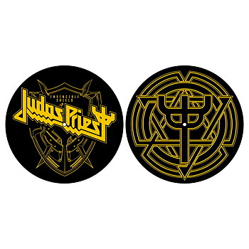 JUDAS PRIEST TURNTABLE SLIPMAT SET: INVINCIBLE SHIELD