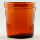 Erik Höglund (1950s) Brown Cylinder Vase with Folded Top 14 cm H881/135