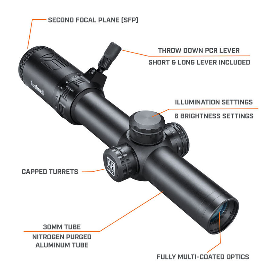 Bushnell AR Optics 1-8x24 BTR-1 Illum - 4