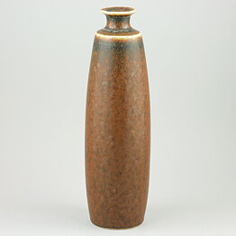 Carl-Harry Stålhane (SAK 1960s) Majestic Brown Cylinder Vase (27 cm) (2)