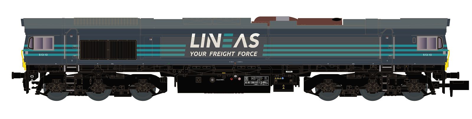 Diesellok Class 66 Lineas, Ep VI (ljud)