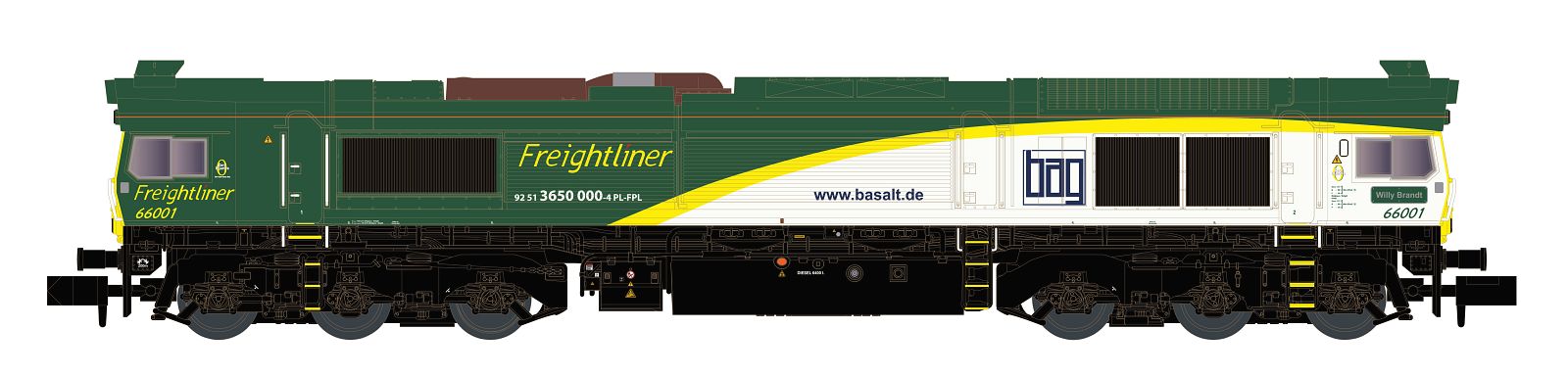 Diesellok Class 77 Freightliner, Ep VI (ljud)