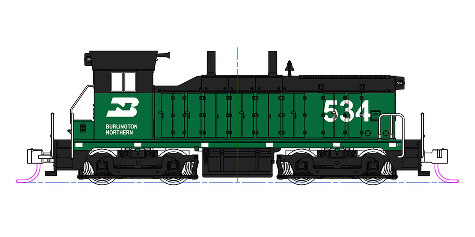 Diesellok EMD NW-2 BN #534