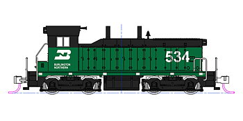 Diesellok EMD NW-2 BN #534