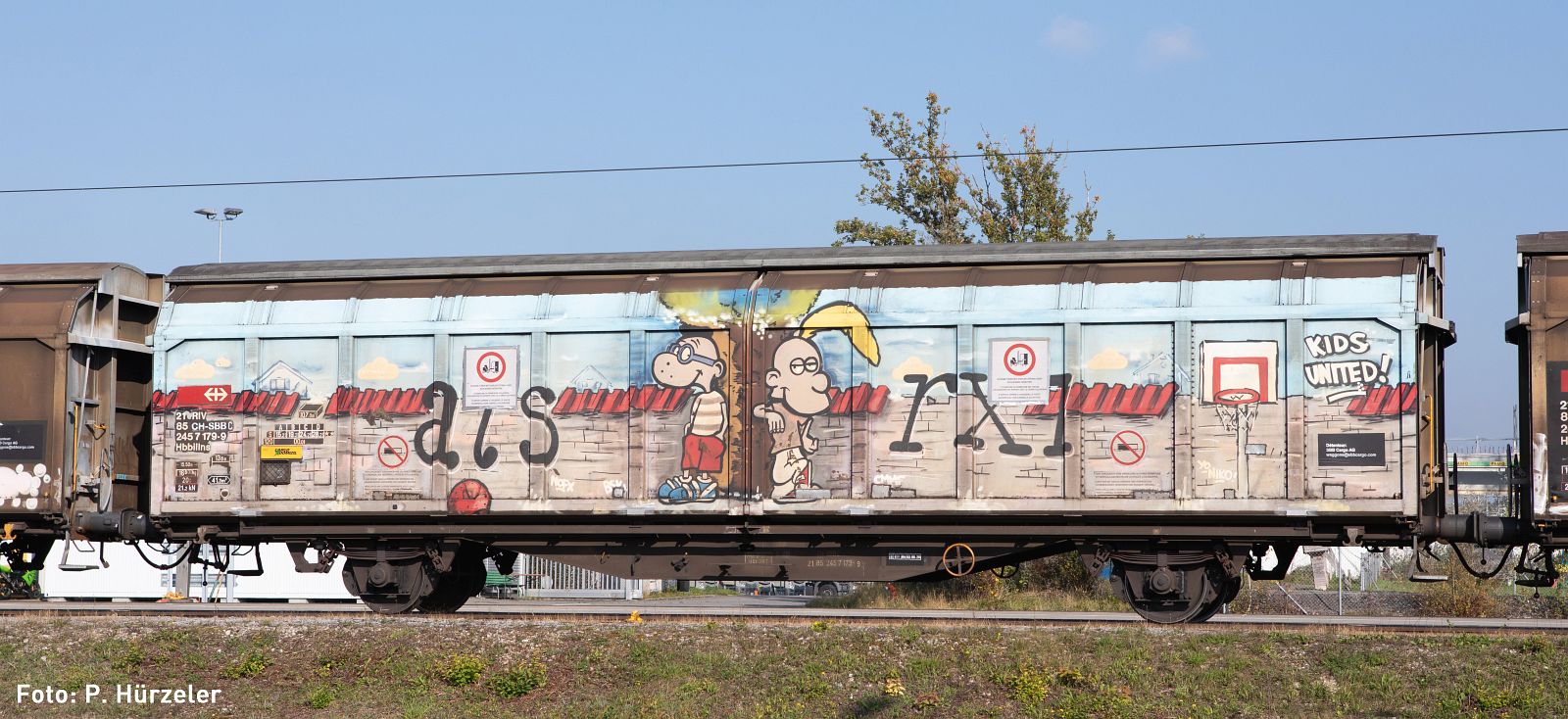 Skjutdörrsvagn Hbbillns SBB Graffiti, Ep.IV-V