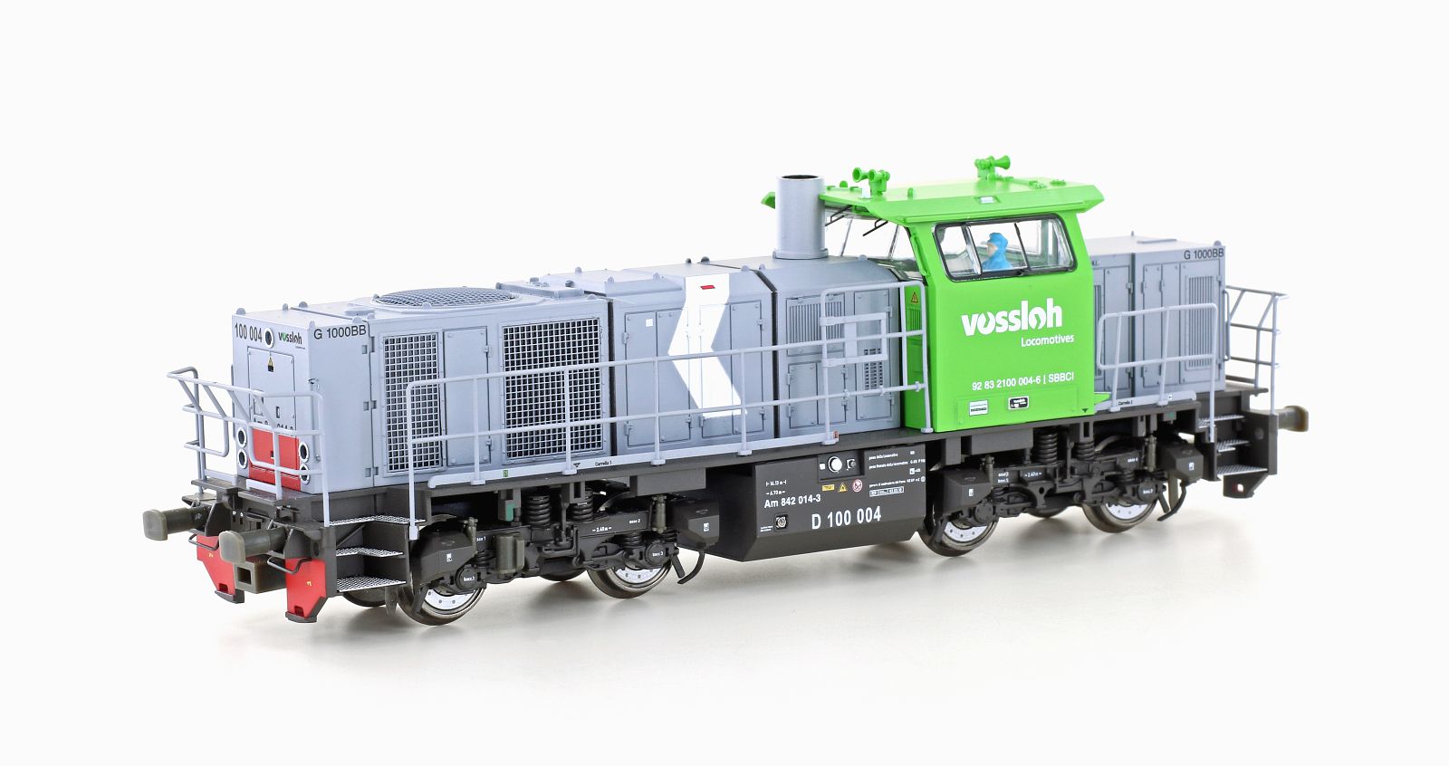 Diesellok Vossloh D100 104 SBB Italia, Ep.VI (ljud)