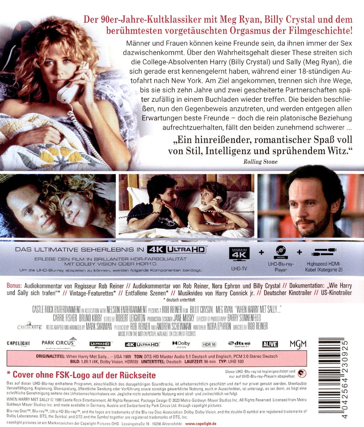 When Harry Met Sally (ej svensk text) (4K Ultra HD) - 2