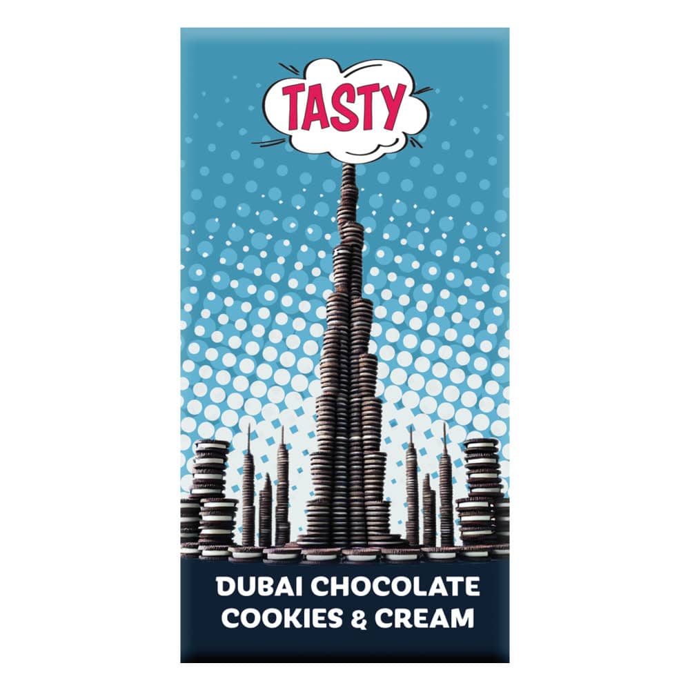 Tasty Dubai Choklad Cookies&Cream (200 g) 
