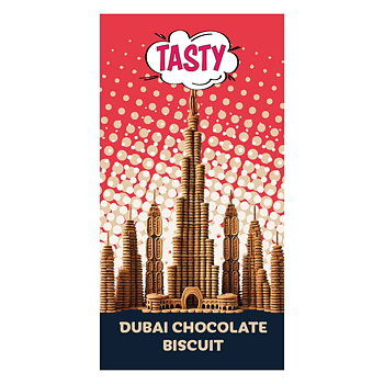 Tasty Dubai Choklad Biscuit (200 g) 