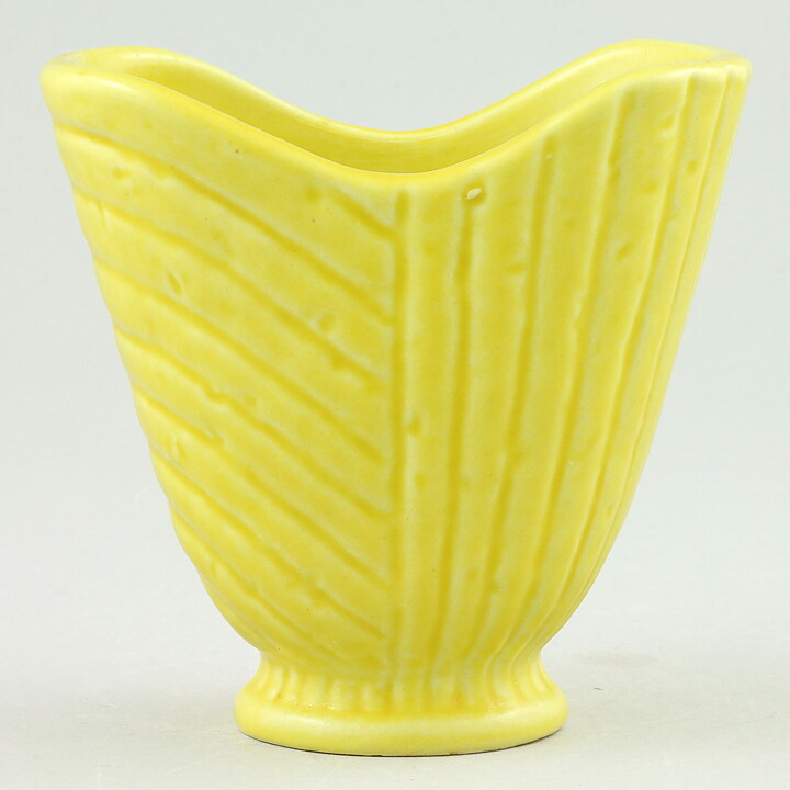 Gunnar Nylund (Gula Serien 1954) Yellow Widening Vase 9 cm