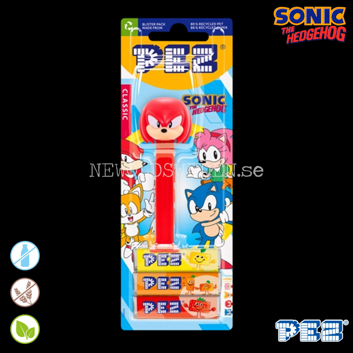 PEZ Dispenser KNUCKLES + Candy - Sonic - PE33 - 2