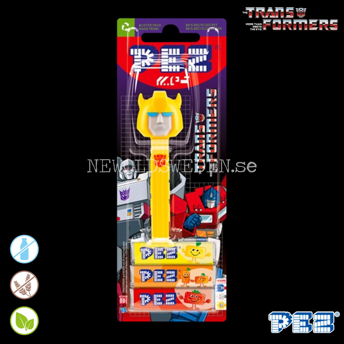 PEZ Dispenser BUMBLEBEE + Candy - Transformers - PE04 - 2
