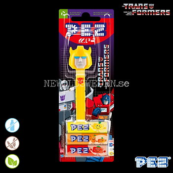 PEZ Dispenser BUMBLEBEE + Candy - Transformers - PE04