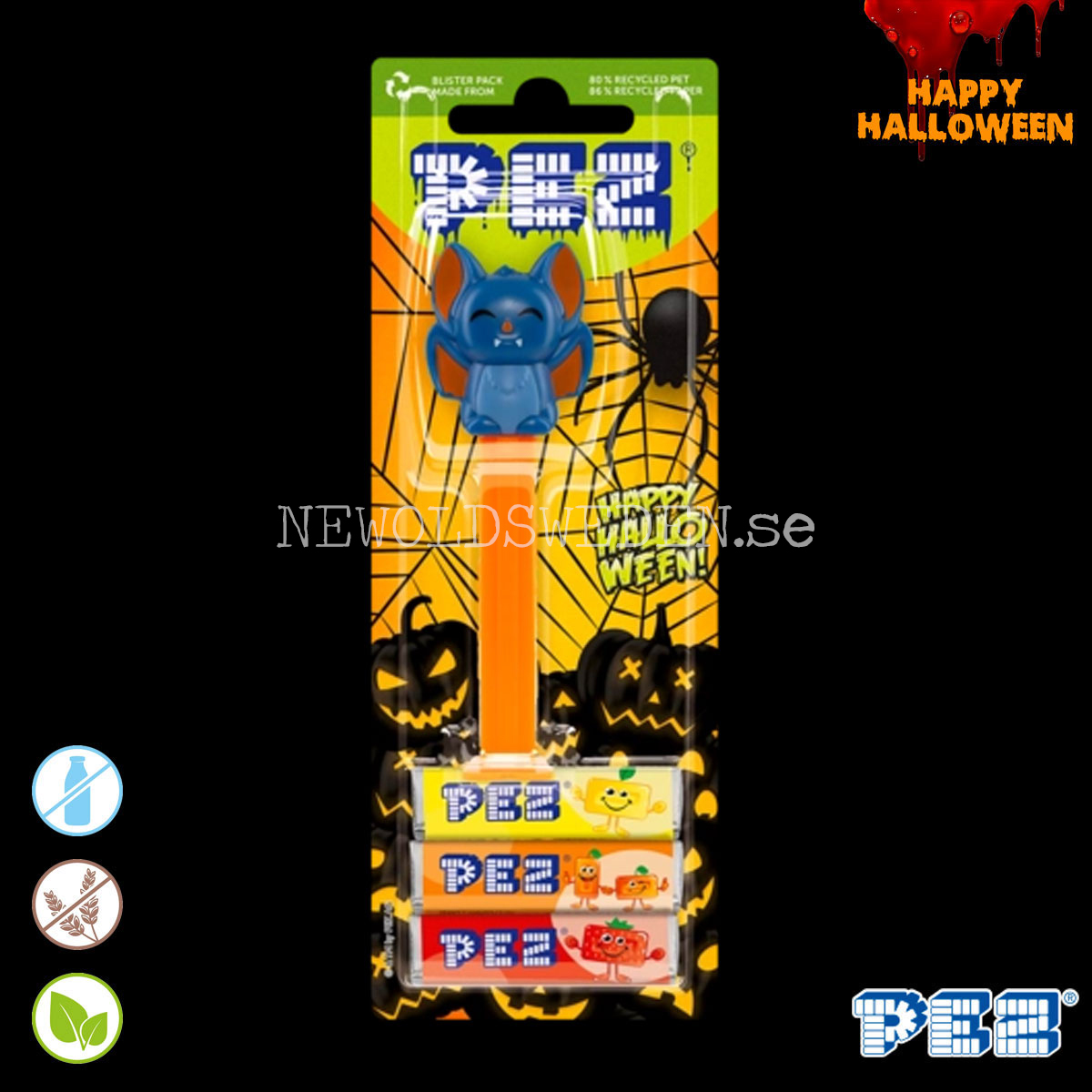 PEZ Dispenser CARRY THE BAT + Candy - Halloween - PE011 - 2