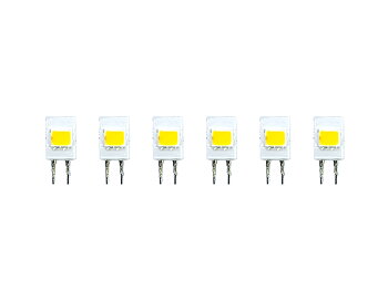 LED-lampa 24V Bi-Pin (6st)