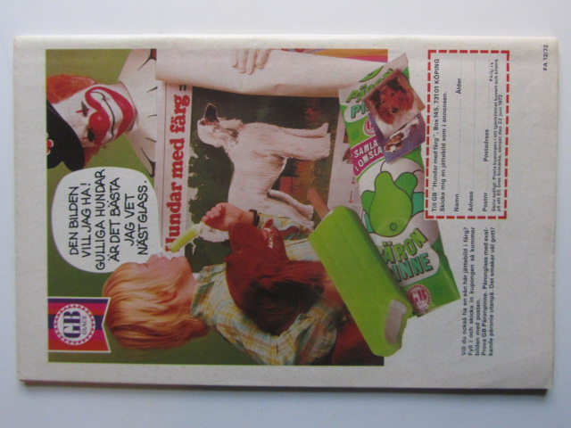 Fantomen 1972 12 Vg+ - 2