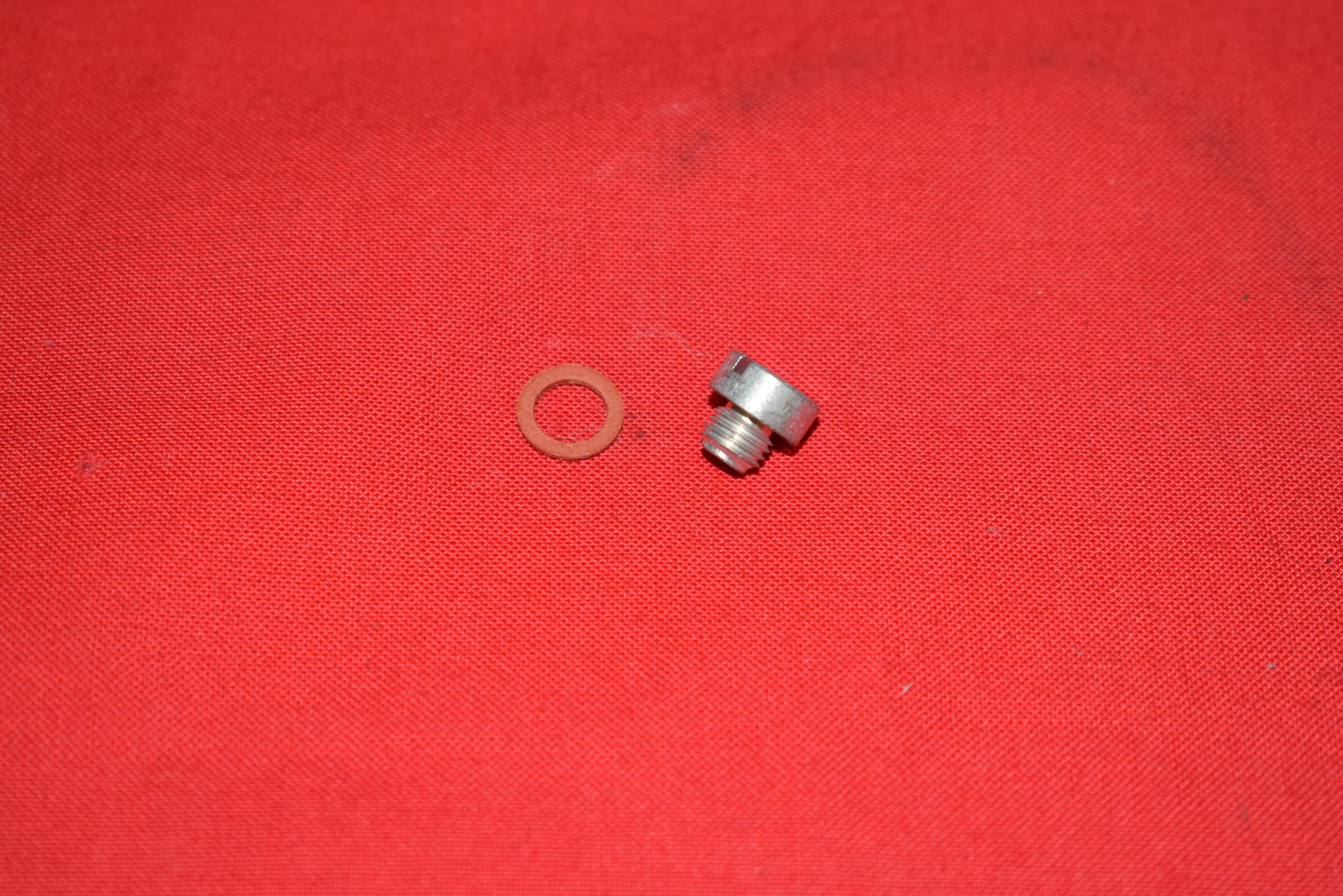 Linkert drain plug w. gasket,  Linkert 1939-65