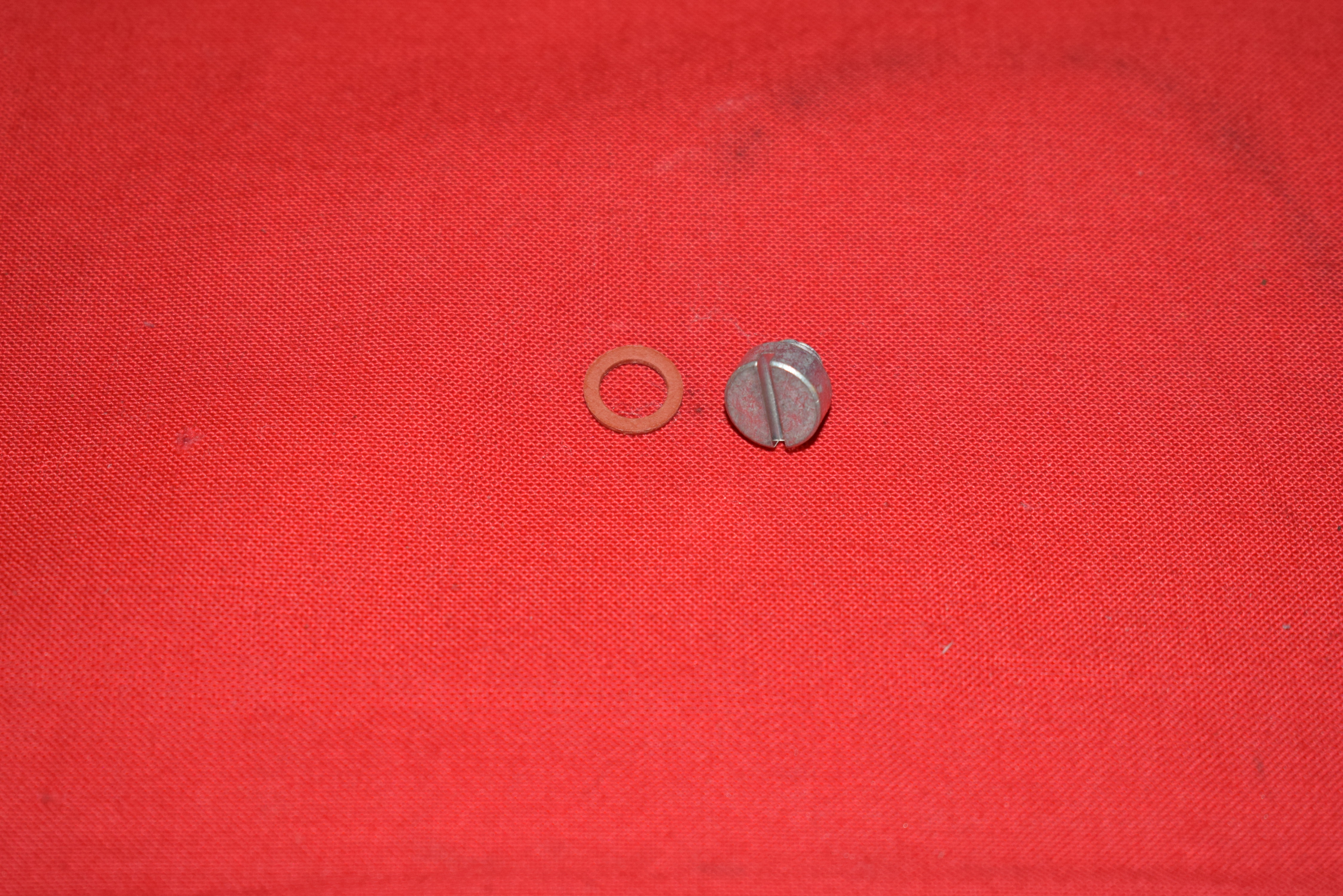 Linkert drain plug w. gasket,  Linkert 1939-65 - 2