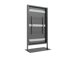 M Pro Series Enclosure 75" Totem Floorbase Black
