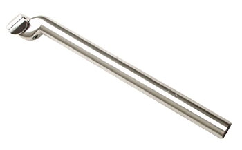 Sadelstolpe 28.6x350mm silver