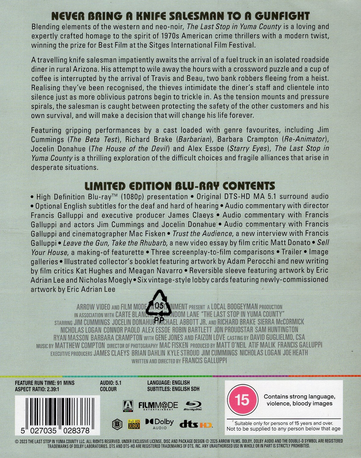 The Last Stop In Yuma County (Limited Edition) (ej svensk text) (Blu-Ray) - 2