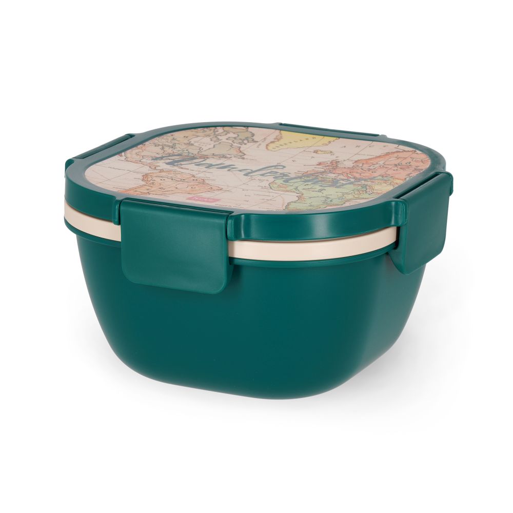 Lunchlåda med extrafack och gaffel, Travel - 7