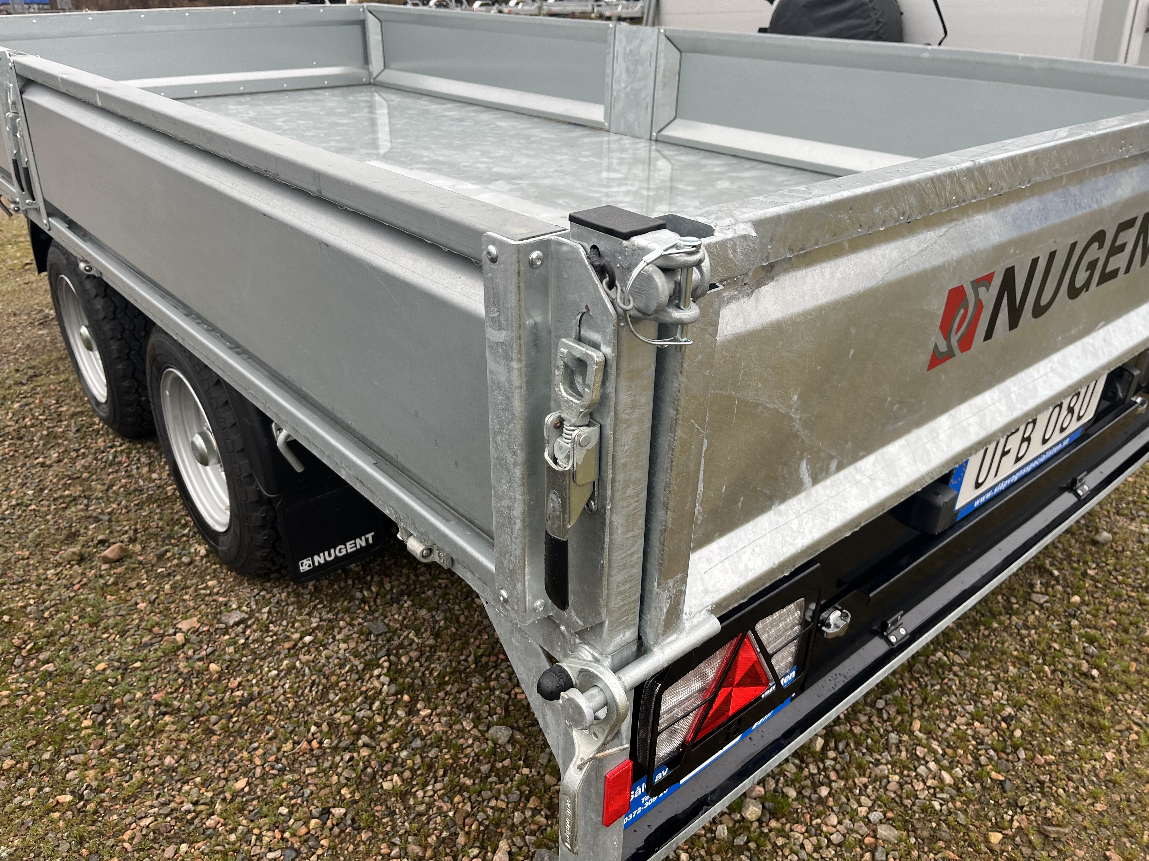 370 x 180 - 3500 kg :::  Bakåt-tipp NUGENT T3718H  ::: LAGER I KLIPPAN ::: - 3