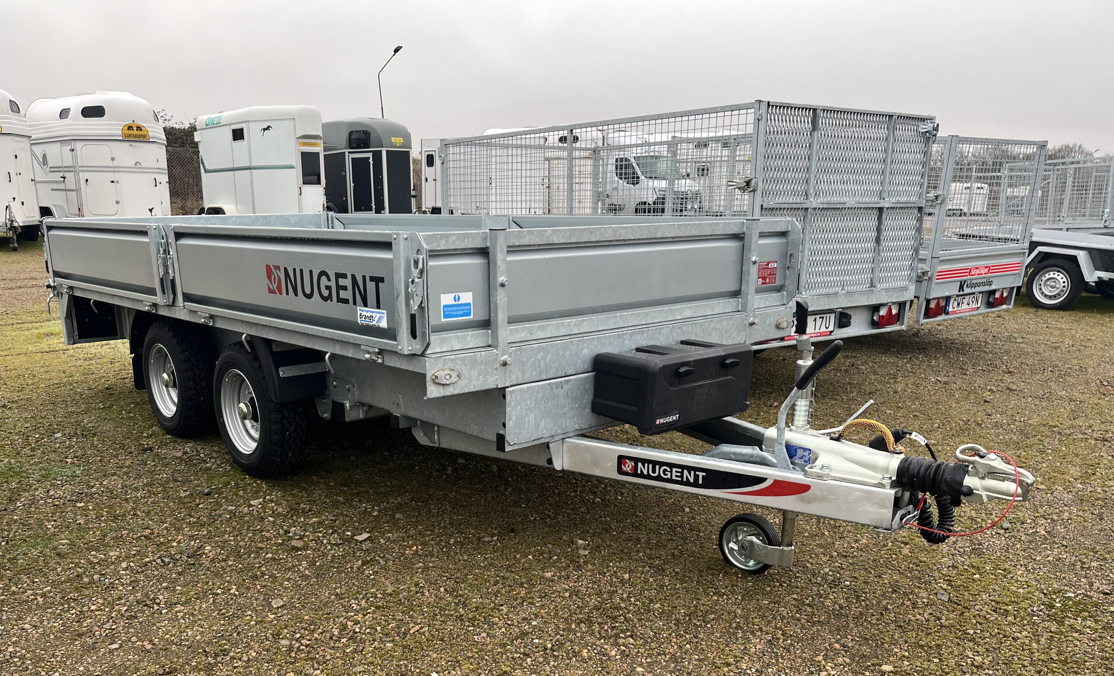 370 x 180 - 3500 kg :::  Bakåt-tipp NUGENT T3718H  ::: LAGER I KLIPPAN ::: - 13