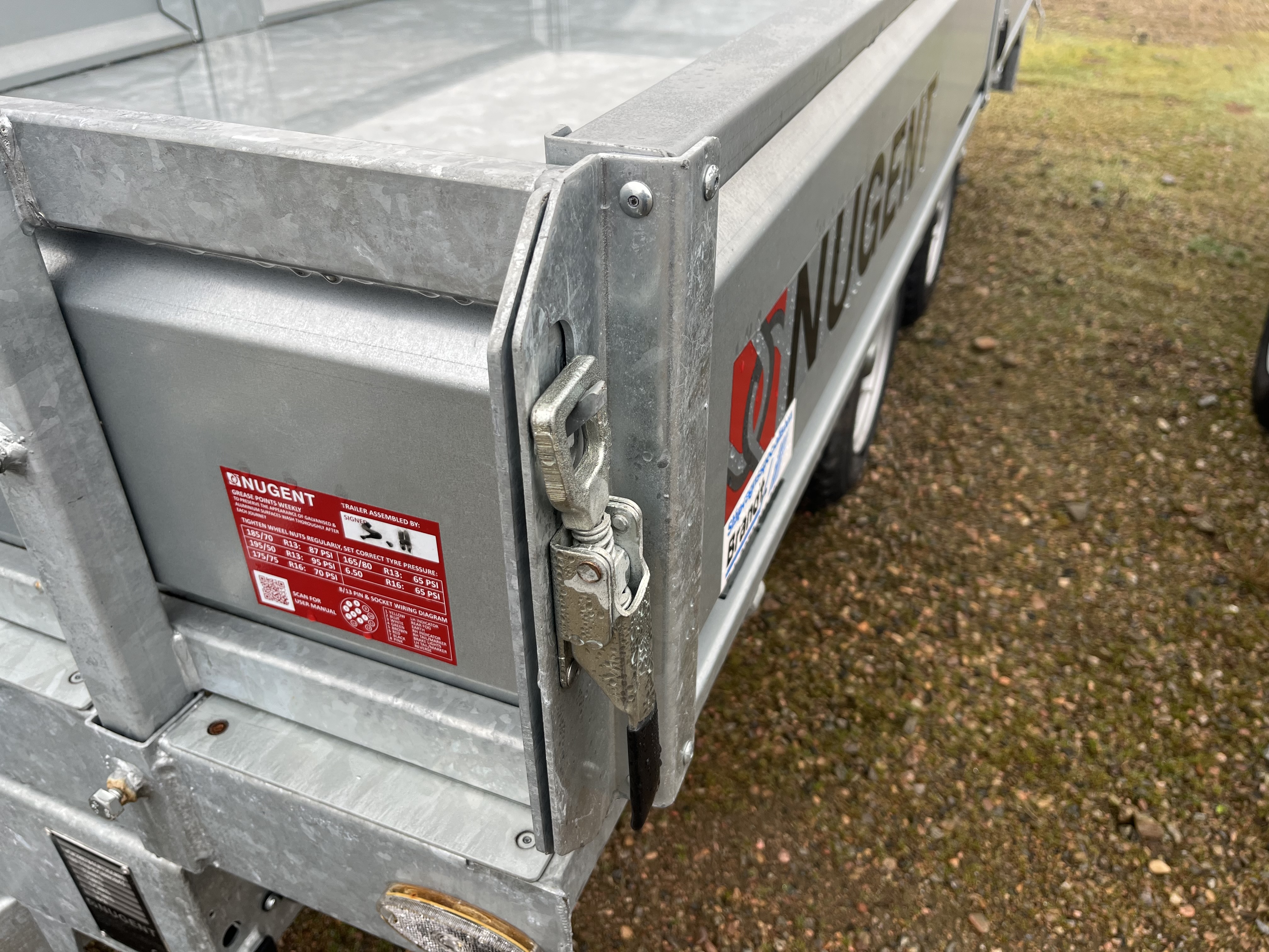 370 x 180 - 3500 kg :::  Bakåt-tipp NUGENT T3718H  ::: LAGER I KLIPPAN ::: - 10