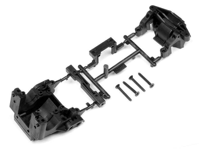 HPI HP102272 COMPOSITE GEAR BOX/BULKHEAD SET - 2