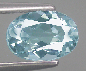 Piedra preciosa suelta de topacio azul cielo natural de forma ovalada de 1,10 ct - 3