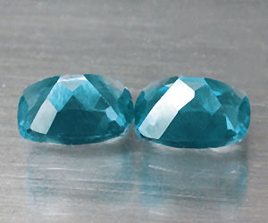 4,68 ct Lujosas piedras preciosas de fluorita azul a juego muy raras - 2