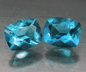 4,68 ct Lujosas piedras preciosas de fluorita azul a juego muy raras - 3