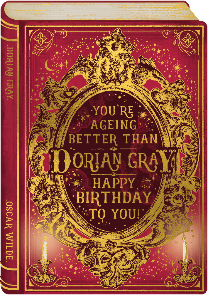 Storybook Dorian Grey Greeting Card