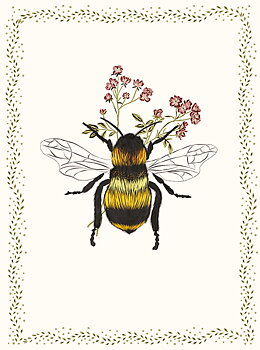 Bee Tale & Ivy Notecard