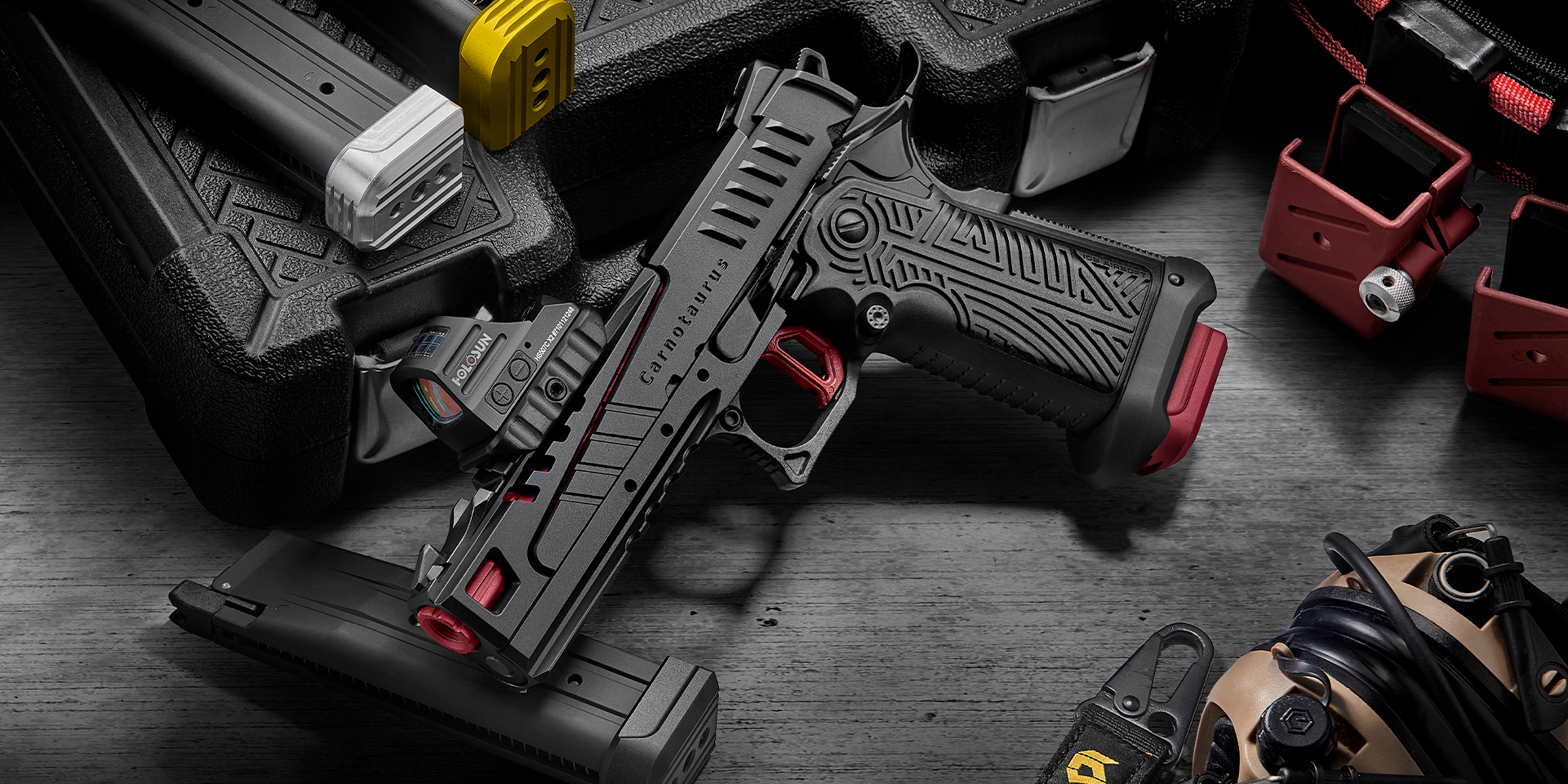 Pistol Hi-Capa Carnotaurus GBB-BK								 								 								